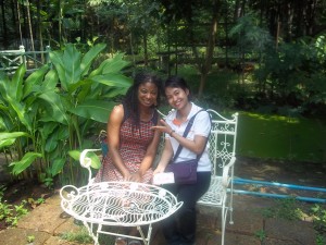 E. Parks with one of our fabulous Thailand guides!