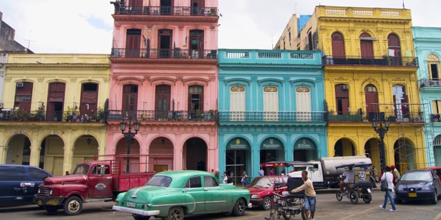Vibrant streets of Cuba, one of Audrey's favorite destinations Vibrant streets of Cuba, one of Audrey's favorite destinations