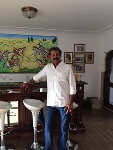 Dalpat Singh Rathore, the owner of Talabgaon Castle, in the Polo Bar Dalpat Singh Rathore, the owner of Talabgaon Castle, in the Polo Bar