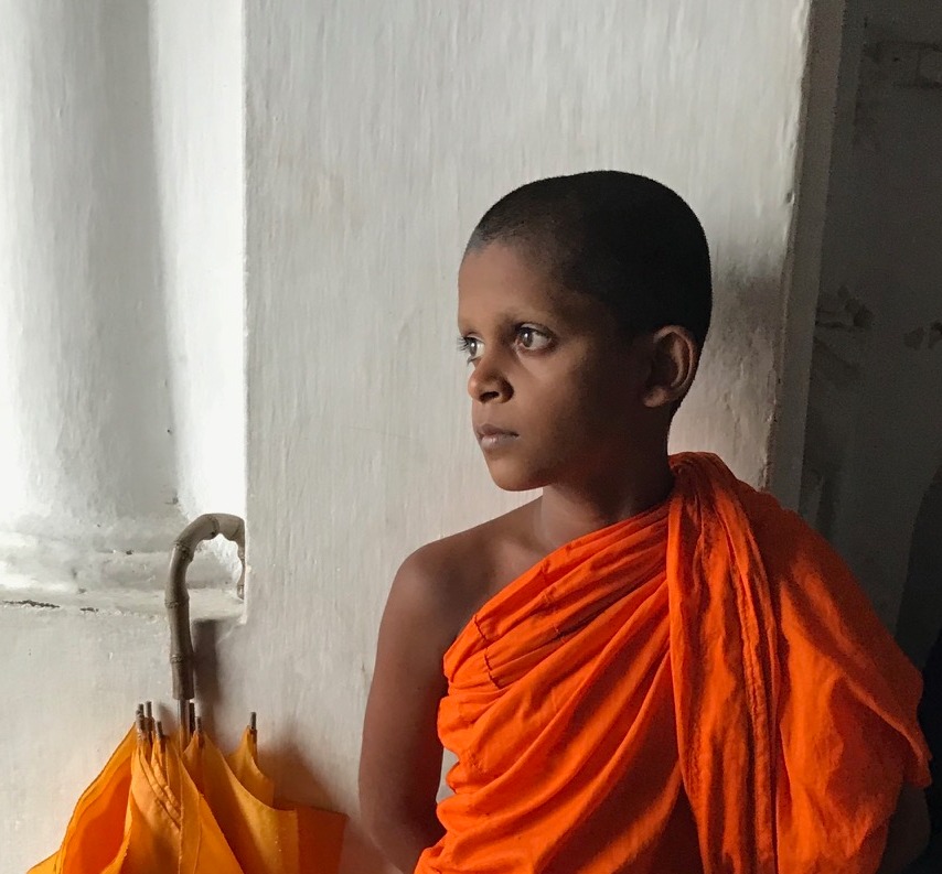 Dambulla Temple Monk-1