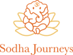 Sodha Journeys Logo Orange Name PNG