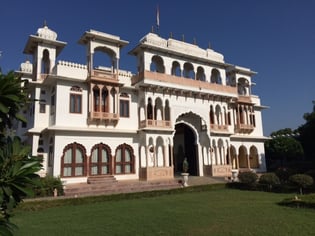 Exterior of Talabgaon Castle in Rajasthan Exterior of Talabgaon Castle in Rajasthan