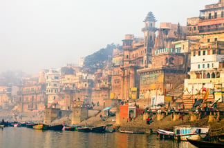 Legends of India, a small group tour. Enjoy a sunrise boat ride on the Ganges River in Varanasi. Legends of India, a small group tour. Enjoy a sunrise boat ride on the Ganges River in Varanasi.