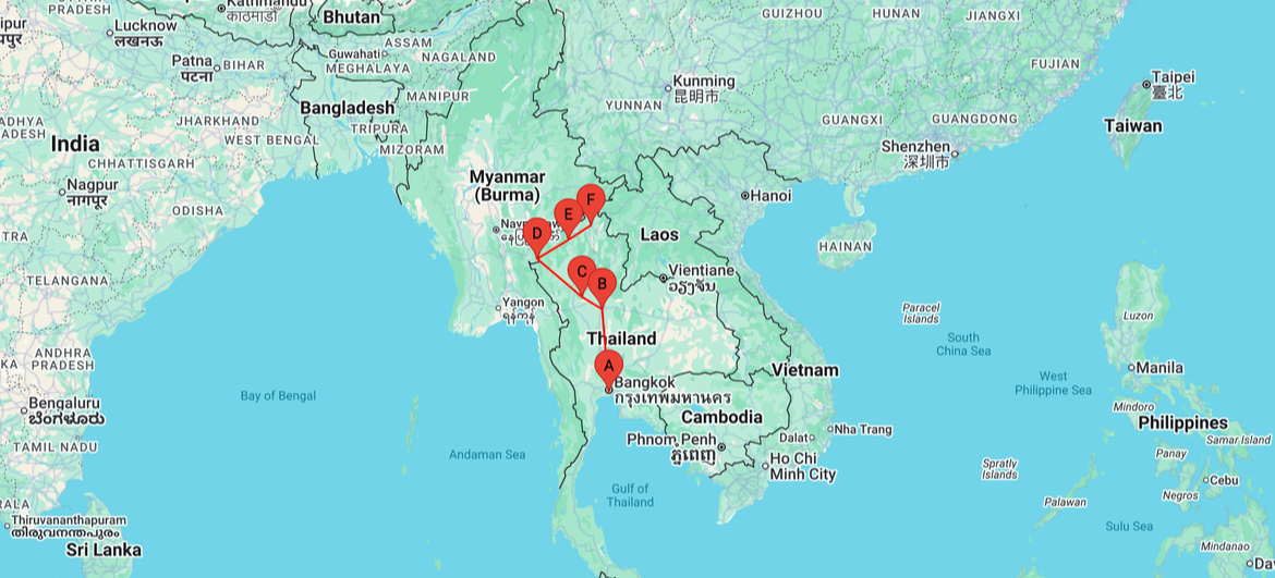 Trails of Thailand Map-1-1